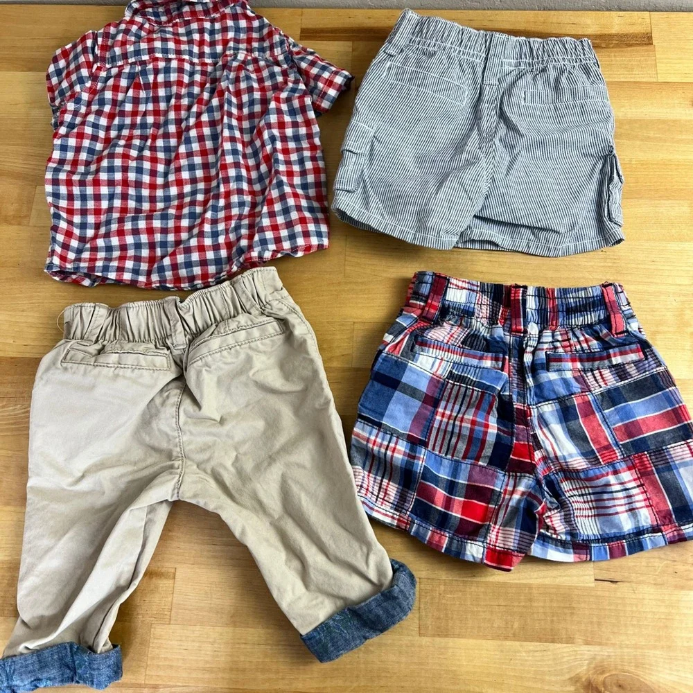 Janie and Jack Gap‎ Gymboree Clothing Lot Baby Size 3-6 Months Preppy Plaid